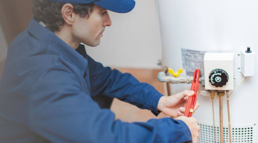Local tankless water heater installation in Orion, IL